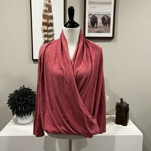 Philosophy Wrap Sweater